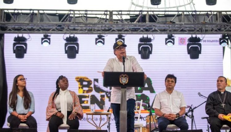 La ‘paz total’ del presidente Gustavo Petro se encuentra en apuros./Foto archivo Colprensa