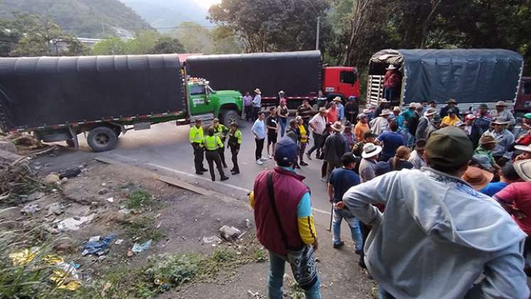 Bloqueada la vía Cúcuta-Pamplona