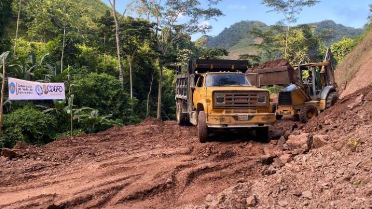 La Gobernación ha avanzado en la reparación de los tramos viales más críticos en el departamento./Foto cortesía