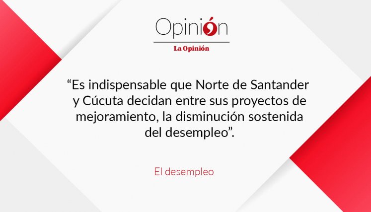 El desempleo