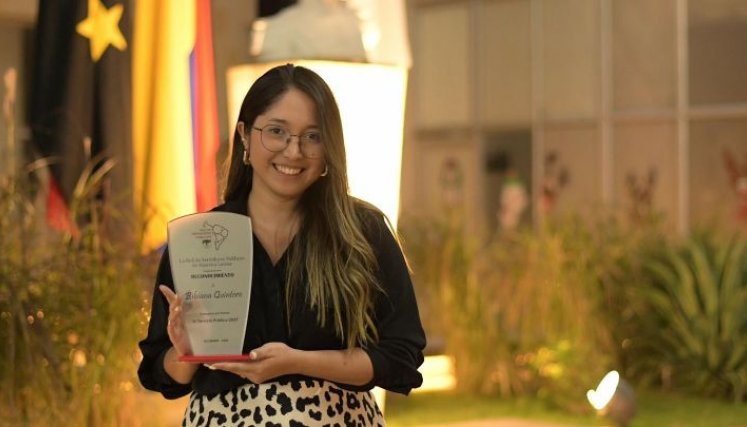 La Red Latinoamericana de Servidores Públicos de la Fundación Botín de España le otorgó a Bibiana Quintero Orozco el premio a la ‘Mejor Servidora Pública de América Latina’. /Foto cortesía