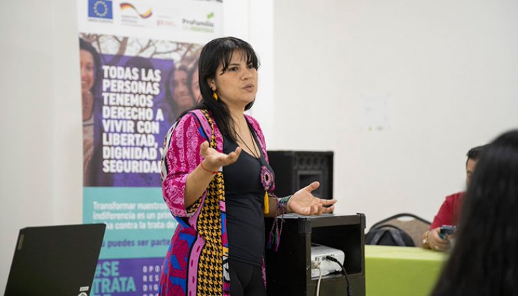 Taller trata de personas.