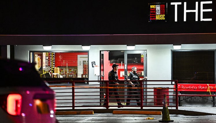 Tiroteo deja 10 heridos durante rodaje de video del rapero French Montana en Miami./Foto: AFP