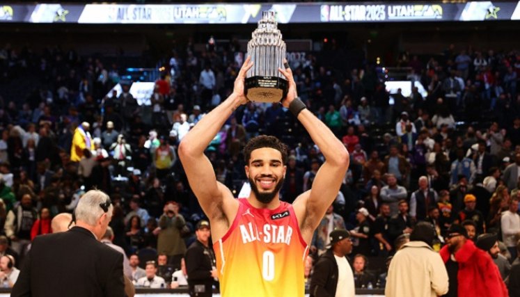 Jayson Tatum fue el jugador más valioso del Juego de las Estrellas 2023.