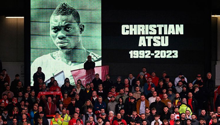 Chritian Atsu, jugador fallecido en terremoto de Turquía. 