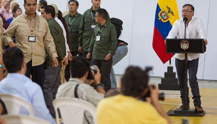 El presidente Gustavo Petro participó en el Diálogo Regional Vinculante que se realizó en Cúcuta, para elaborar el Plan Nacional de Desarrollo. / Foto Archivo
