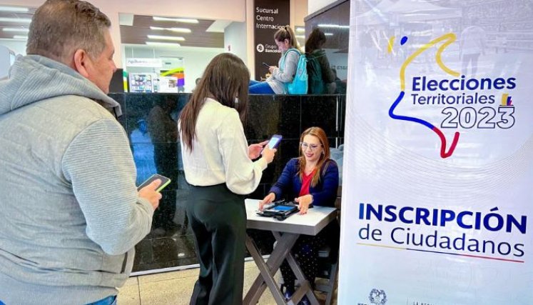 La inscripción de cédulas para las elecciones de octubre se extenderá hasta agosto./Foto cortesía