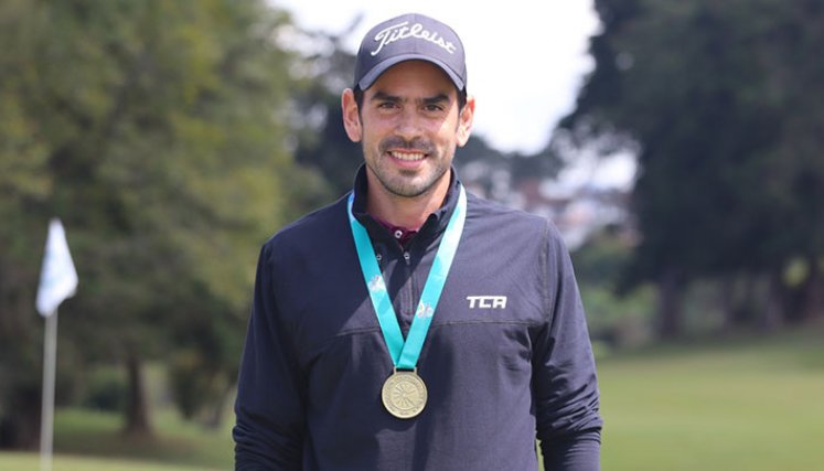 Julián Colmenares Rey, golfista cucuteño. 