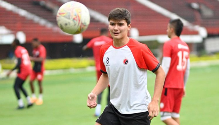 Manuel Carmona, jugador del Cúcuta Deportivo.