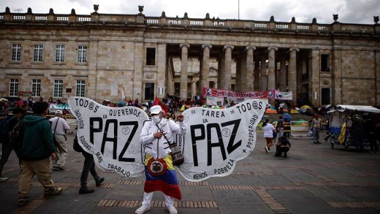 marchas en respaldo a reformas del gobierno nacional 