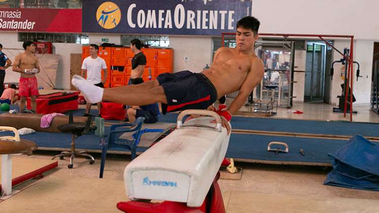 Renato Méndez, gimnasta chileno. 