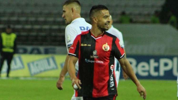 Stalin Motta, volante del Cúcuta Deportivo. 