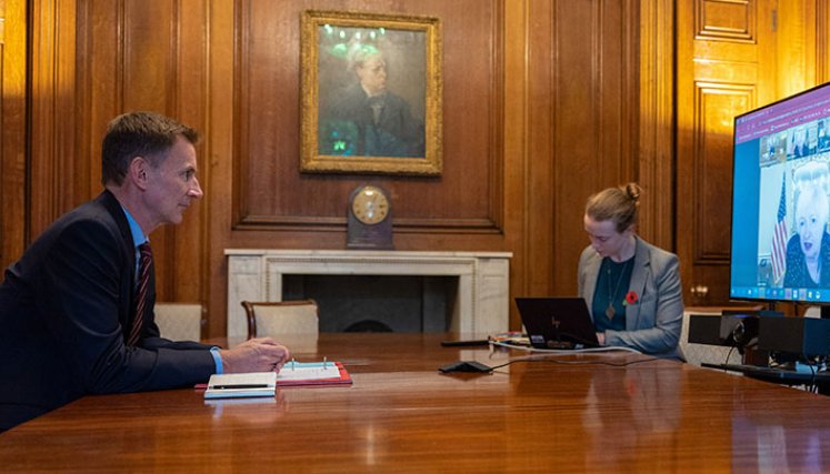 Ministro de Finanzas, Jeremy Hunt. / Foto: Tomada de Twitter
