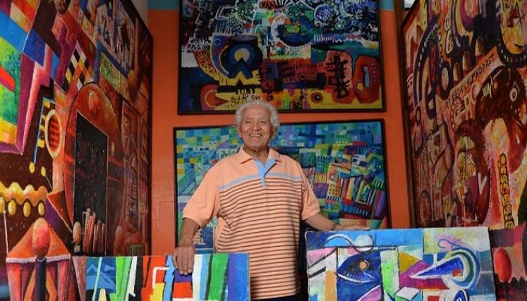 El pintor Ulacio Sandoval, toda una vida entre signos y colores 