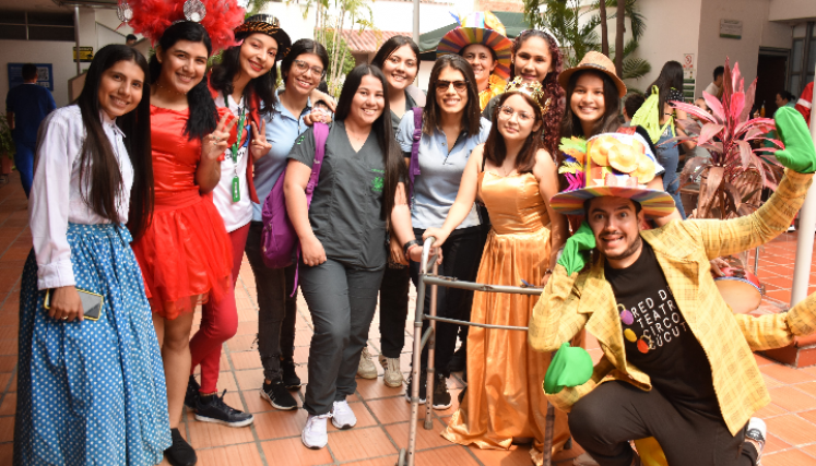 Alumnos pertenecientes al grupo de teatro