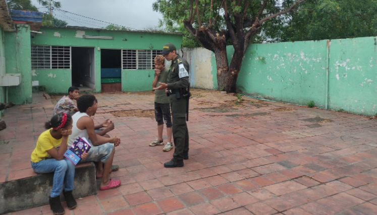 La Policía de Infancia y Adolescencia, la junta de acción comunal y una empresa de aseo han sido los encargados de su recuperación.