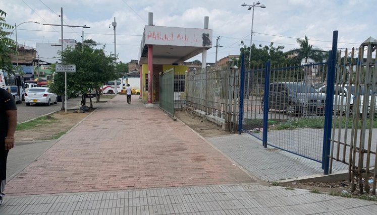 En este rincón quedó el hombre gravemente herido, hasta que se lo llevaron para un centro asistencial, donde murió