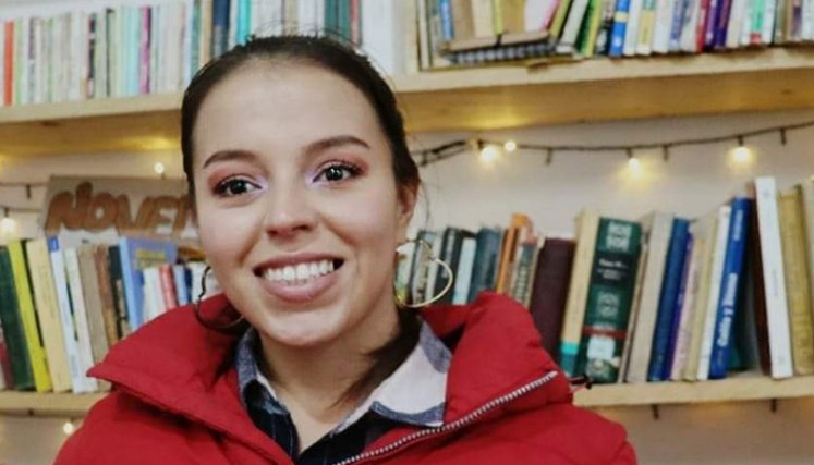 Tatiana Barajas Flórez, pamplonesa que hizo biblioteca. / Foto cortesía.