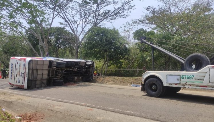 La buseta fue trasladada en una grúa hasta Cúcuta, donde será analizada para esclarecer el hecho.