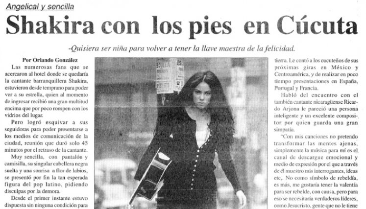 Shakira en Cúcuta