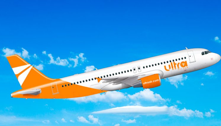 Ultra Air incorporó un avión adicional a la flota, incrementando su capacidad en más de 50 mil sillas en las rutas que operaba Viva para marzo. / Foto: Cortesía 