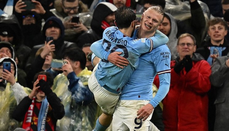 El noruego Erling Haaland sentenció la victoria del Manchester City ante el Bayern Múnich.