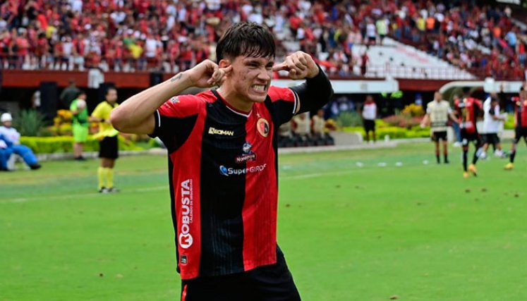 Jefry Zapata, delantero del Cúcuta Deportivo. 