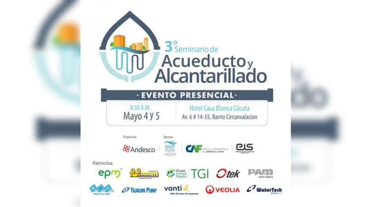 Cúcuta será la ciudad anfitriona del III Seminario de Acueducto y Alcantarillado