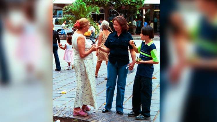 Gitanas del parque Santander de Cúcuta