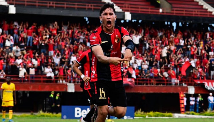 Jefry Zapata, delantero del Cúcuta Deportivo. 