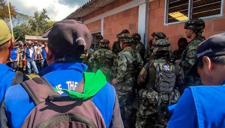 Militares secuestrados.
