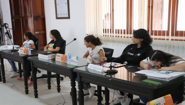 Los niños del municipio de Ocaña tuvieron la oportunidad de ocupar un escaño en el concejo.