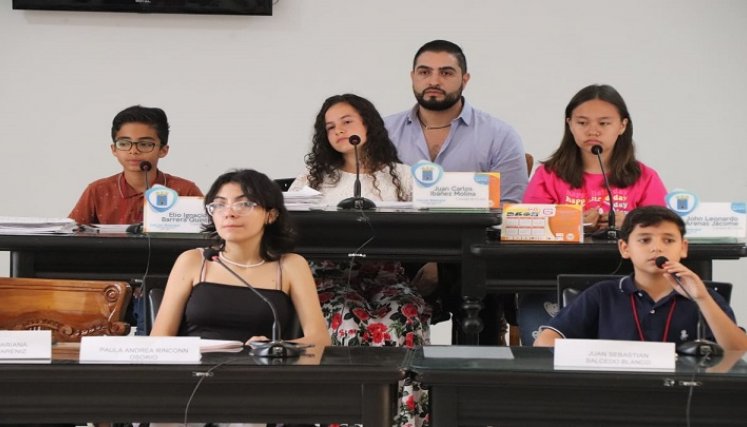 Los niños del municipio de Ocaña tuvieron la oportunidad de ocupar un escaño en el concejo.