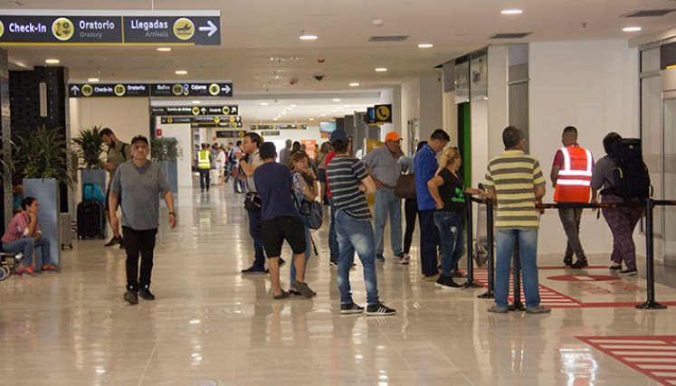 Se espera gran afluencia de pasajeros en la terminal aérea. / Foto Archivo