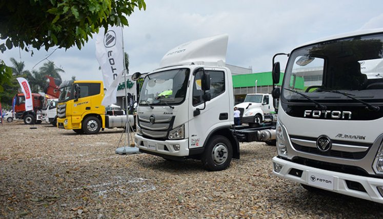 Algunas marcas de vehículos en la feria son Hino, Fuso, Kenworth, Subaru, DFSK, JAC, Karry, Ford, Ranger, Foton, Totoya y Shacman, entre otras. / Foto: Leonardo Favio Oliveros-La Opinión