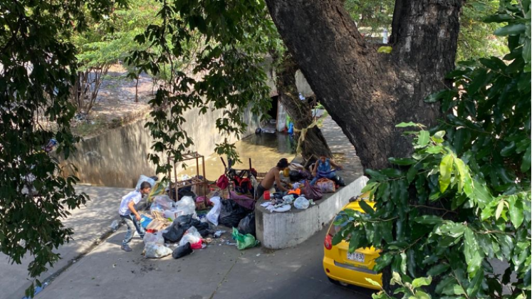 Recicladores habitantes de calle