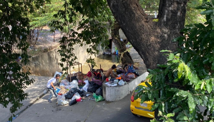 Recicladores habitantes de calle