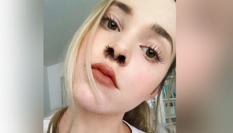 Pelo en la nariz: así es la nueva tendencia en Instagram 