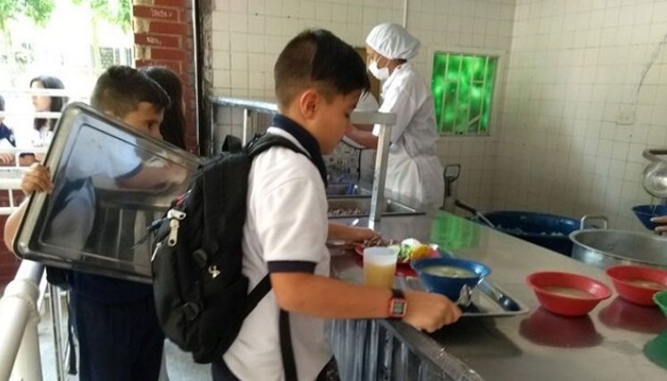 Niños de los comedores comunitarios