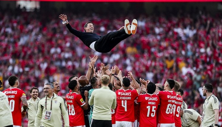 El Benfica después de cuatro años vuelve a conocer las mieles de un título.