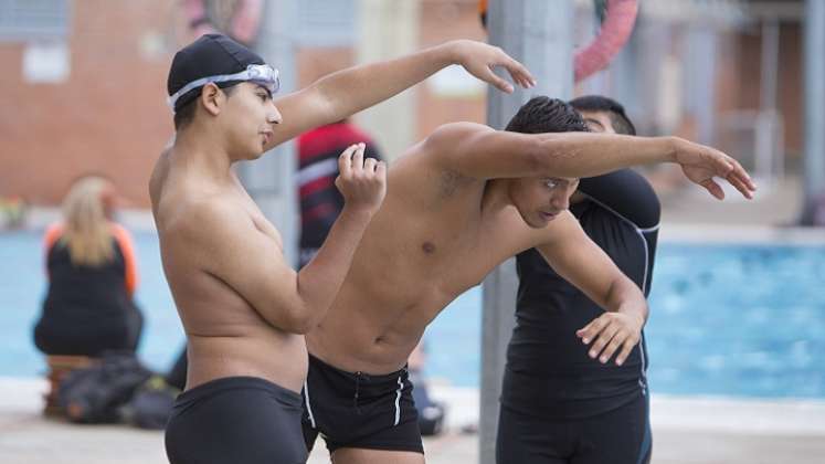 Uno de los aspectos  interesantes de la paranatación es la integración y camaradería entre los deportistas.