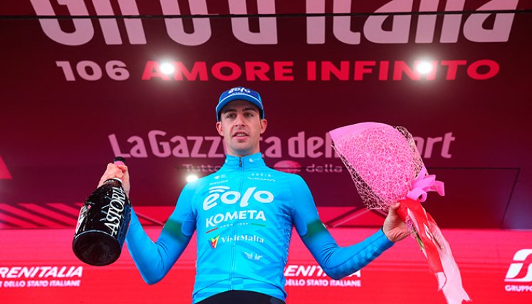 Davide Bais, ciclista. 