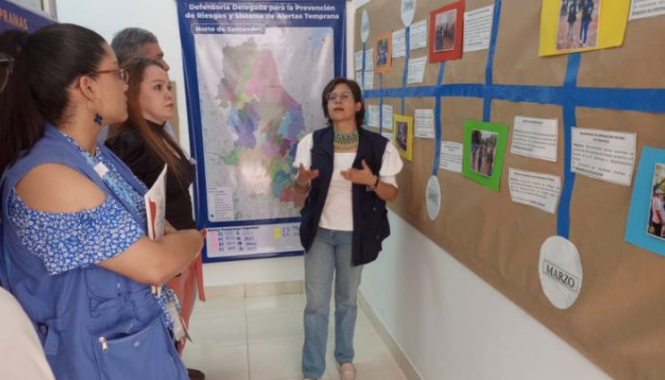 La Defensoría del Pueblo regional Norte de Santander rindió cuentas ayer/Foto Orlando Carvajal/La Opinión