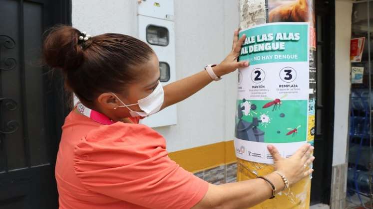 Piden a las personas acatar las recomendaciones para mitigar la propagación del dengue.  /Foto: Cortesía / La Opinión