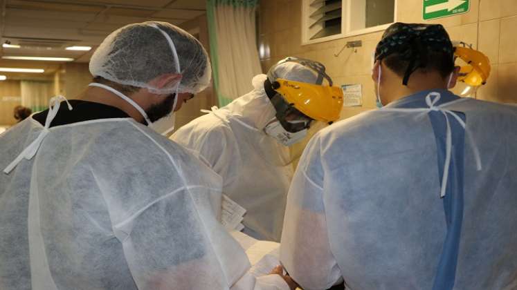 En el hospital de Ocaña se activa la alarma amarilla para atender a los pacientes por efecto de la ola invernal./ Foto:Cortesía.