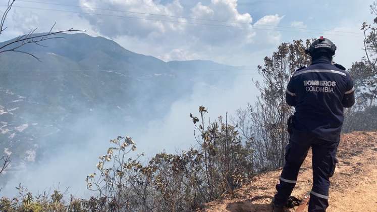 El llamado a los pobladores es evitar las quemas, debido al riesgo de incendio en las zonas vegetales. / Foto Cortesía.