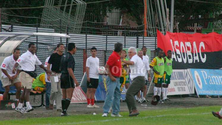 Jorge Luis Pinto y Julio Comesaña, 2006. 