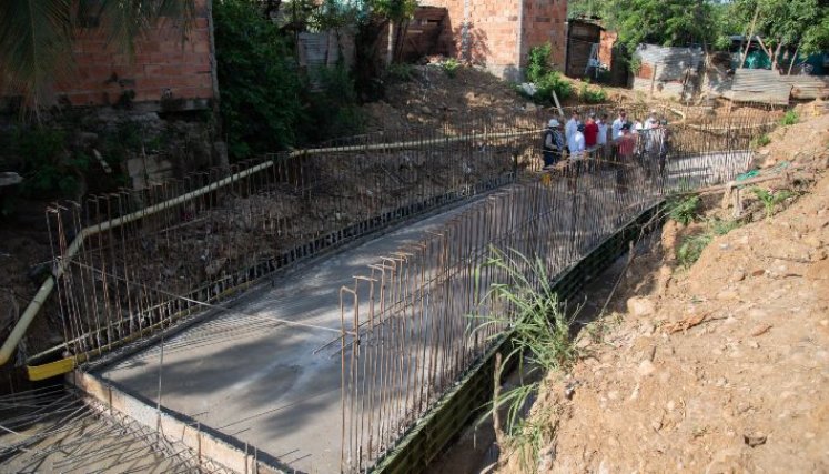 Obras de contención por invierno.