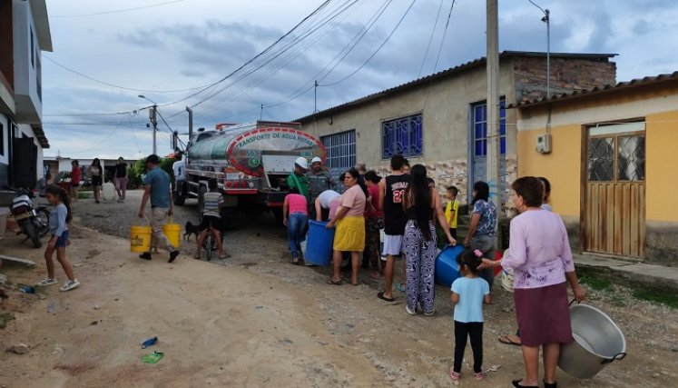 En Ocaña se declaró la calamidad pública para mitigar los efectos de la ola invernal./ Foto Cortesía.