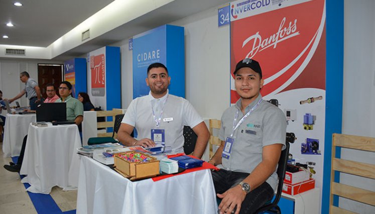 La empresa cucuteña Refritérmicas Ingeniería, con 33 años en el mercado local, particpó en la feria ACAIRegión./ Foto Leonardo Favio Oliveros-La Opinión